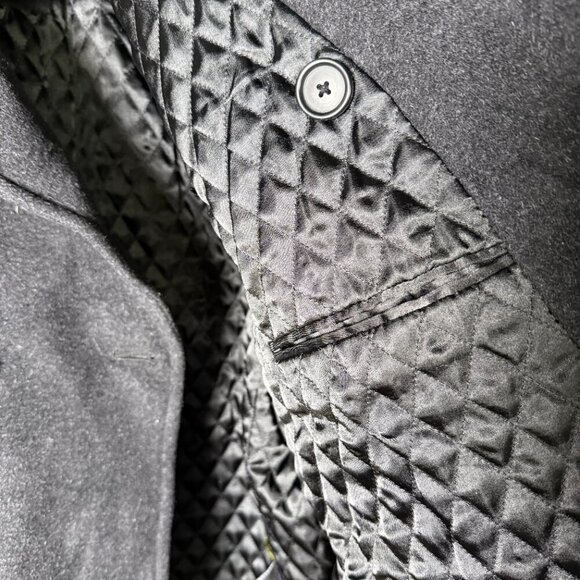 Nautica Charcoal Gray Classic Double Breasted Pea Coat XXL - Picture 5 of 8